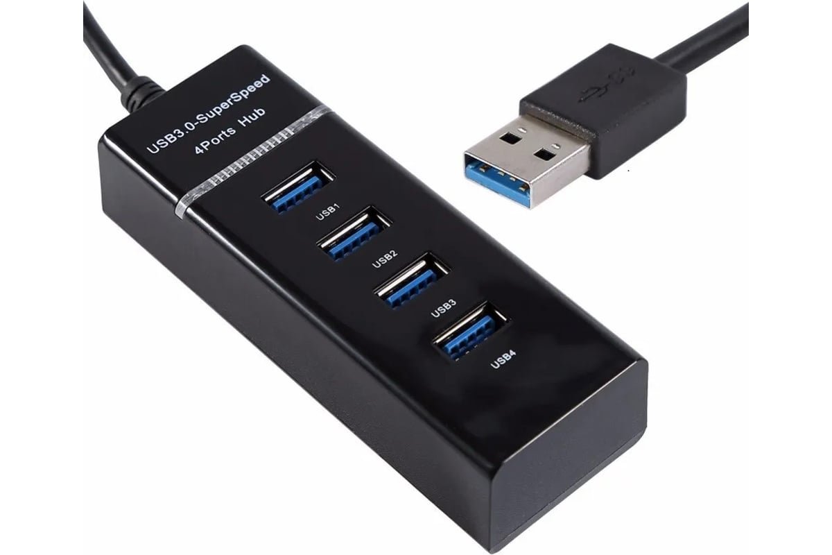 USB-концентратор CADENA SuperSpeed UH-304 - выгодная цена, отзывы ...