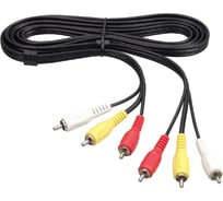 Шнур CADENA 1.2м, 3RCA–3RCA