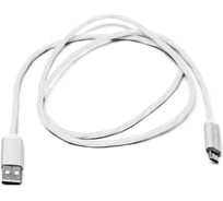 Кабель-переходник Wiiix светящийся USB-микроUSB белый 1m CBL750-UMU-10W