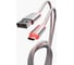 Кабель-переходник Wiiix светящийся USB-микроUSB белый 1m CBL710-UMU-10W 1