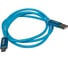 Кабель-переходник Wiiix светящийся USB-микроUSB синий 1m CBL750-UMU-10BU 1