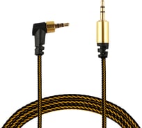 Аудио-кабель Wiiix 3,5мм золотой 1 m AUX CBA10-35-10G