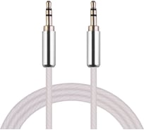 Аудио-кабель Wiiix 3,5мм серебристый 1 m AUX CBA50-35-10S