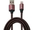 Data-кабель Wiiix USB-Lightning коричневый эко-кожа 1м CB810-2A-U8-LR-10BN 1