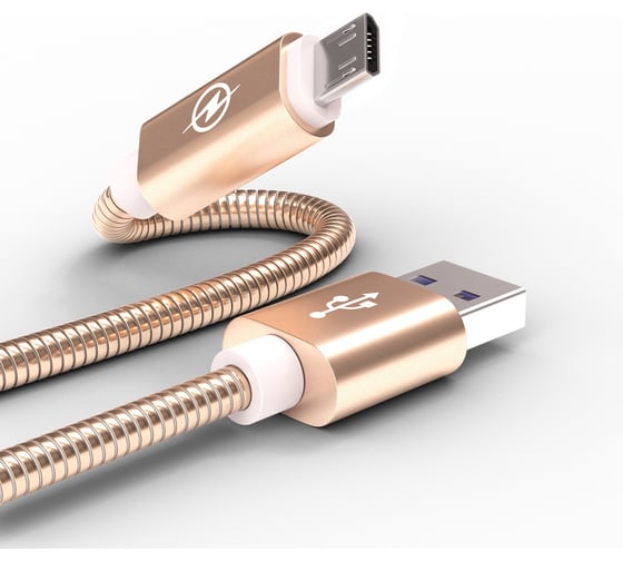 Data-кабель Wiiix микро-USB золотой 1м блистер CB520-UMU-10G 1