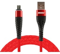 Data-кабель Wiiix микро-USB красный 1м CB725-UMU-10R