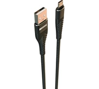 Data-кабель Wiiix микро-USB черный 1м CB720-UMU-2A-10B
