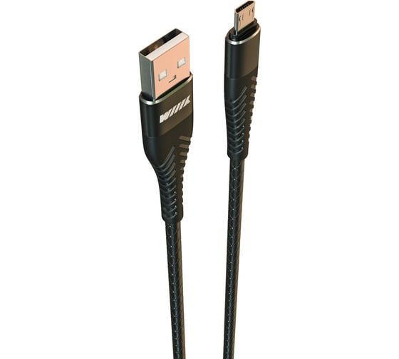 Data-кабель Wiiix микро-USB черный 1м CB720-UMU-2A-10B