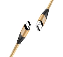 Data-кабель Wiiix Type-C золотой 1м CB720-UTC-2A-10G