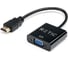 Переходник Retic штекер HDMI - гнездо VGA шнур 0,1 м RTC-HDMI-VGA-0.1M 1