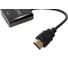 Переходник Retic штекер HDMI - гнездо VGA шнур 0,1 м RTC-HDMI-VGA-0.1M 3