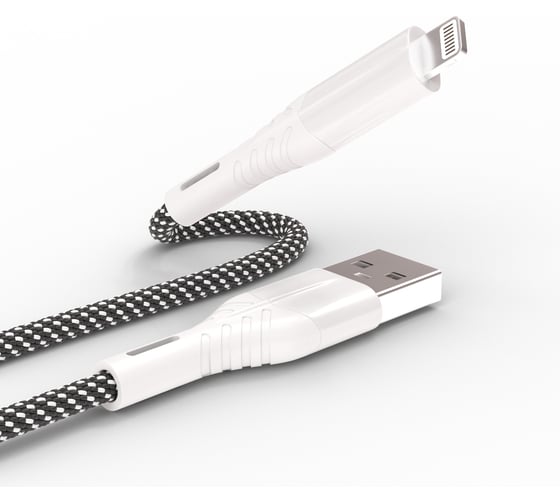 Кабель Lightning Wiiix белый CB-716-U8/1.0/-W 1