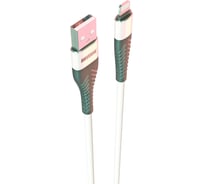 Кабель Lightning Wiiix белый, блистер CB720-U8-2A-10W