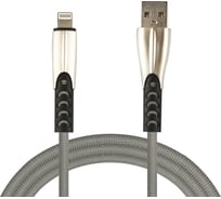 Кабель Lightning Wiiix серый, блистер CB740-U8-2A-CU-10GY