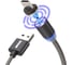 Магнитный кабель Wiiix микро-USB серый 1м CBM980-UMU-10GY 1