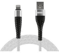 Data-кабель Wiiix Lightning белый 1м CB725-U8-10W