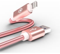 Data-кабель Wiiix Lightning розовый 1м блистер CB520-U8-10PK