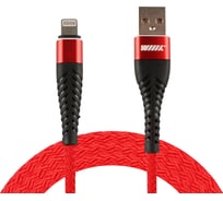 Data-кабель Wiiix Lightning красный 1м CB725-U8-10R