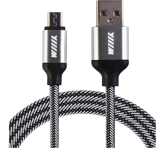 Кабель-переходник Wiiix USB-Type-C черный 1 м CB110-UTC-15B