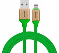 Кабель-переходник USB-8 pin Wiiix зеленый 120см CB120-U8-10GN