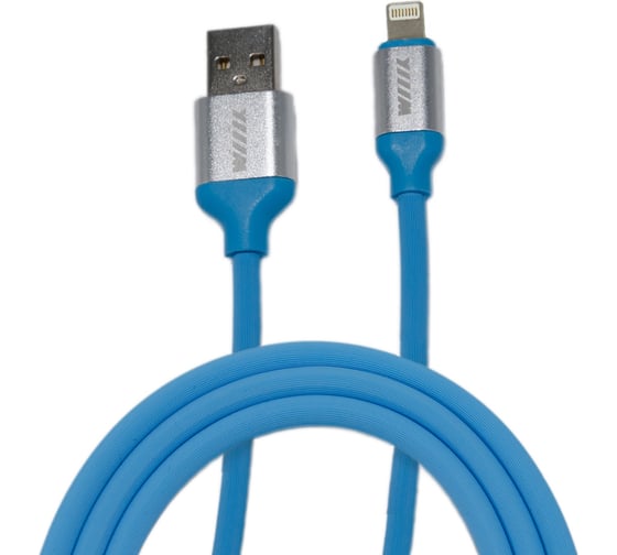 Кабель-переходник USB-8 pin Wiiix синий 120см CB120-U8-10BU