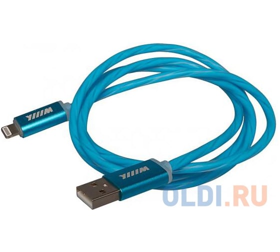 Кабель-переходник USB-8 pin Wiiix синий 1 m CB150-U8-10BU 1