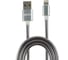 Кабель-переходник USB-Lightning Wiiix серебряный алюминий 1м CB850-U8-AL-10S 1