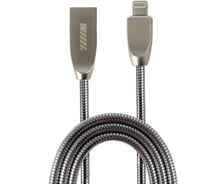 Кабель-переходник USB-Lightning Wiiix черный цинк 1м CB850-U8-Z-10B