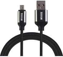 Кабель-переходник микро-USB Wiiix Black 1 m CB110-UMU-15B