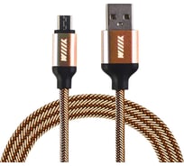 Кабель-переходник микро-USB Wiiix золотой 1 m CB110-UMU-15G