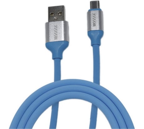 Кабель-переходник микро-USB Wiiix синий 1м CB150-UMU-10BU