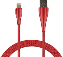 Кабель Lightning Wiiix красный, блистер CB340-U8-10R