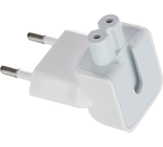 Переходник на евровилку idealim для блоков питания macbook и ipad Mac-Adapter-white