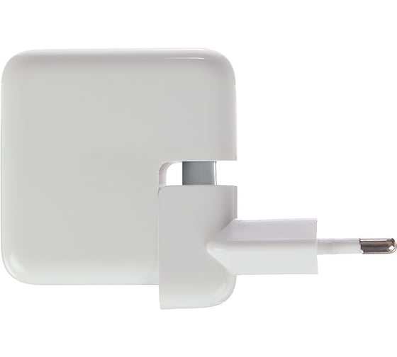 Переходник на евровилку idealim для блоков питания macbook и ipad Mac-Adapter-white