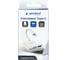 Картридер Gembird Type-C (2.0) 3в1: SD, TF (MicroSD), USB2.0, кабель 10см, белый, FD2-MSD-2 3