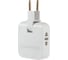 Поворотный тройник разветвитель для розетки idealim с USB и TypeC white USB + TypeC 3