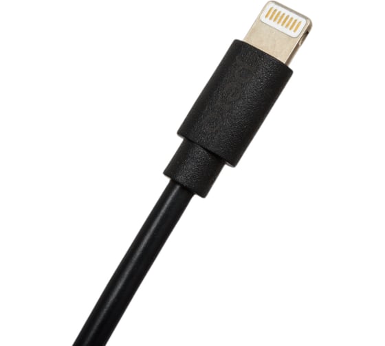 Дата-кабель PERO DC-03 8-pin Lightning, 2А, 2м, черный PRDC-038P2MB