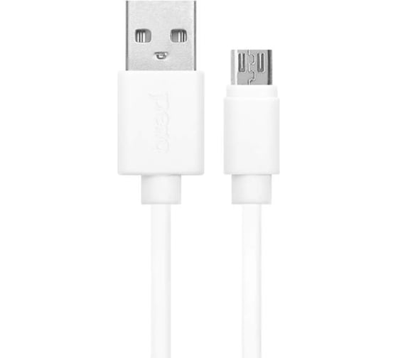 Дата-кабель PERO DC-03 micro-USB, 2А, 2м, белый PRDC-03MU2MW