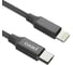 Дата-кабель PERO DC-05 Type-C to Lightning, 3А, 1м, Black PRDC-05TC8P1MB 2