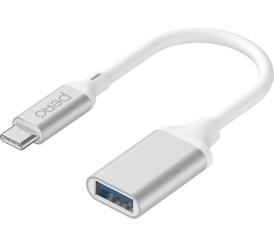 Адаптер Pero AD15 OTG TYPE-C TO USB 3.0, белый PRAD15WH