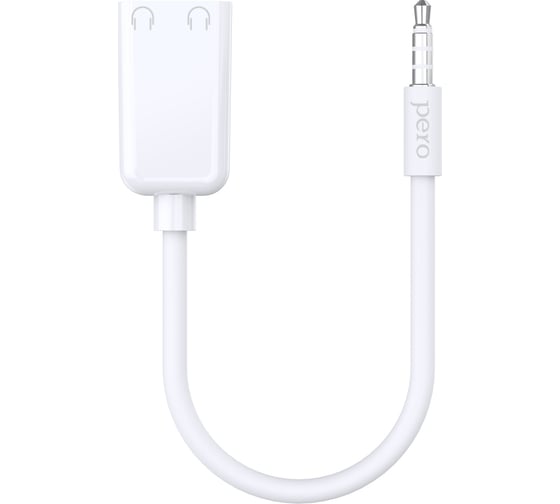 Аудио разветвитель PERO AD06 AUX SPLITTER, белый PRAD06PSWT 1