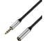 Аудио-удлинитель PERO MC-03 JACK 3.5, 1м, Black PRMC-031MB 2