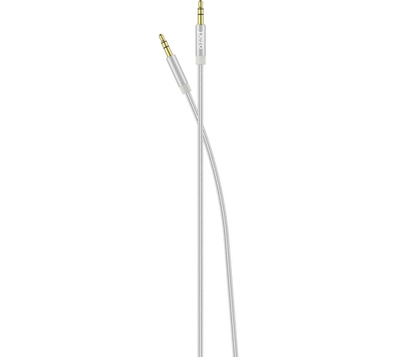 Аудио-кабель PERO MC-01 2x3.5 JACK, 3м, Silver PRMC-013MS