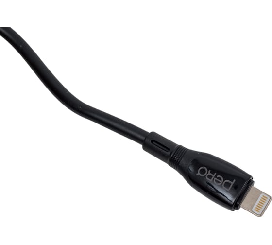 Дата-кабель PERO DC11 PD Type-C to Lightning, 27W, 3m, Black PRDC-11TL3MB