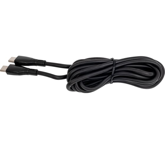 Дата-кабель PERO DC11 PD Type-C to Type-C, 60W, 2m, Black PRDC-11TT2MB