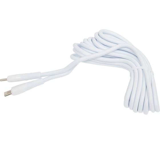 Дата-кабель PERO DC11 PD Type-C to Type-C, 60W, 3m, White PRDC-11TT3MW