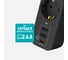 Адаптер сетевой, разветвитель тройник с USB-A + USB-C, 16А с заземлением, ФОТОН, черный 25727 6