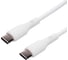 Кабель Cablexpert USB2.0 Type-C/Type-C, 3А, 65Вт, PD/QC3.0, силиконовый, медь, Pro, 1м, белый, CC-USB2S-CMCM-1M-W 2