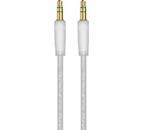 Акустический кабель OXION AUX005 jack (M) - jack(M), 1м, белый, арт. OX-AUX005WH