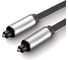 Кабель Ugreen AV108 Toslink Optical Male To Male Audio Cable, длина 2м. цвет серебристо-черный 10540_ 2